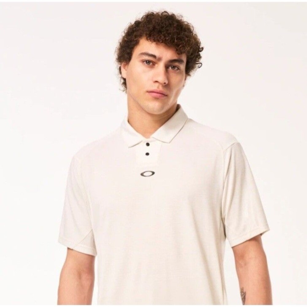 Oakley Men's C1 Gradient Golf Polo Shirt Cool Gray 2 Size S Hydrolix FOA405490